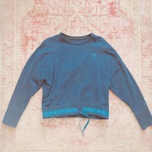 Under Armour, Women’s Dark Blue Graphic Sweatshirt “Blood, Sweat, Respect”